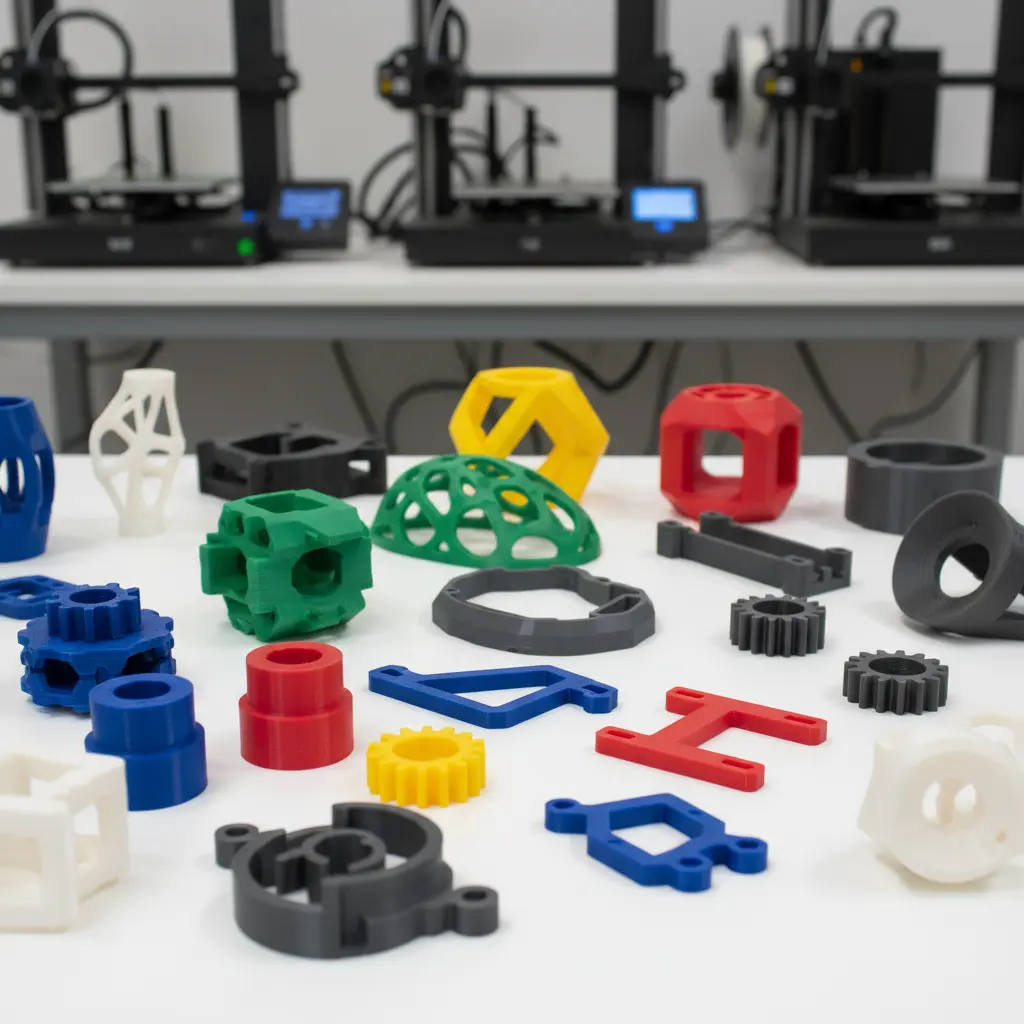 3D-gedruckte Bauteile